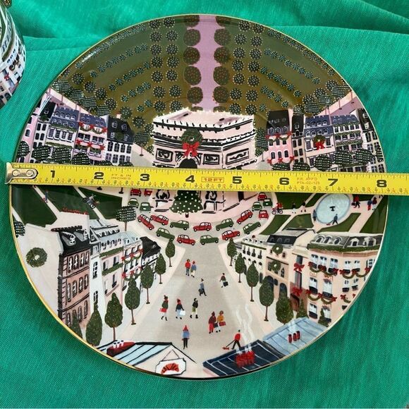 Anthropologie Noel A Paris mug and plate set NEW - Picture 8 of 14